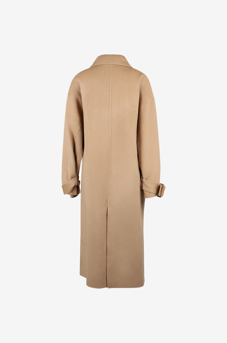 LOULOU STUDIO Boras wool and cashmere coat Women BEIGE 2