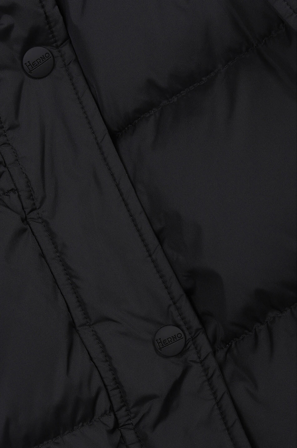 HERNO Lange Daunenjacke mit Gürtel Damen SCHWARZ 3