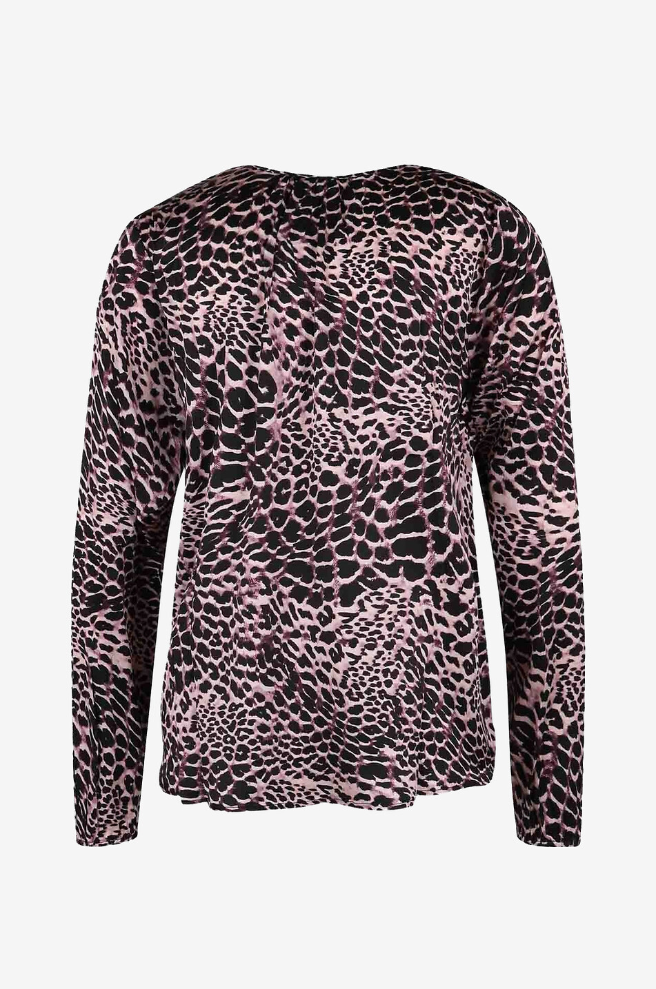 CHARLOTTE SPARRE COPENHAGEN Croco silk long-sleeved blouse Women MULTI COLOURED 2