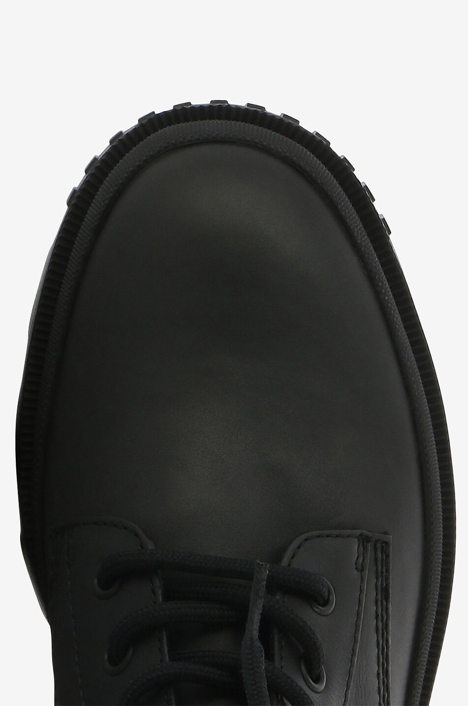 MONCLER Bottines à lacets en cuir Carinne Femme NOIR 5
