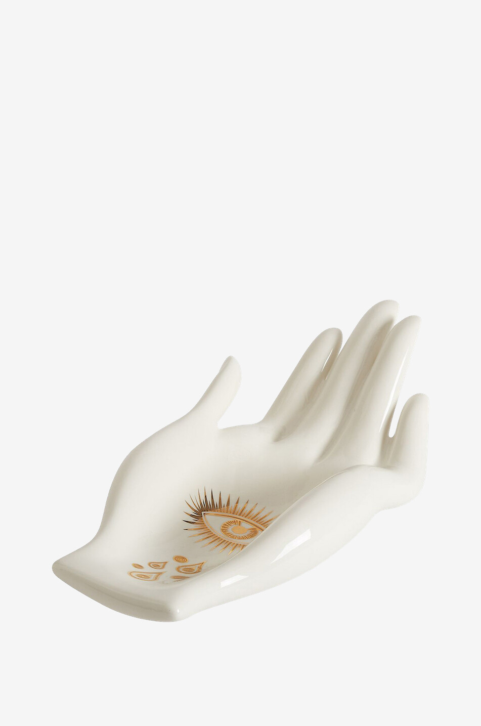JONATHAN ADLER Eve gilded porcelain fruit bowl Home WHITE 1