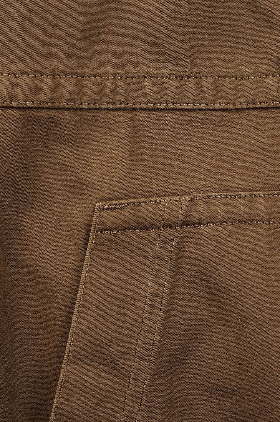 Gerade Gabardine-Hose mit hoher Taille Philna