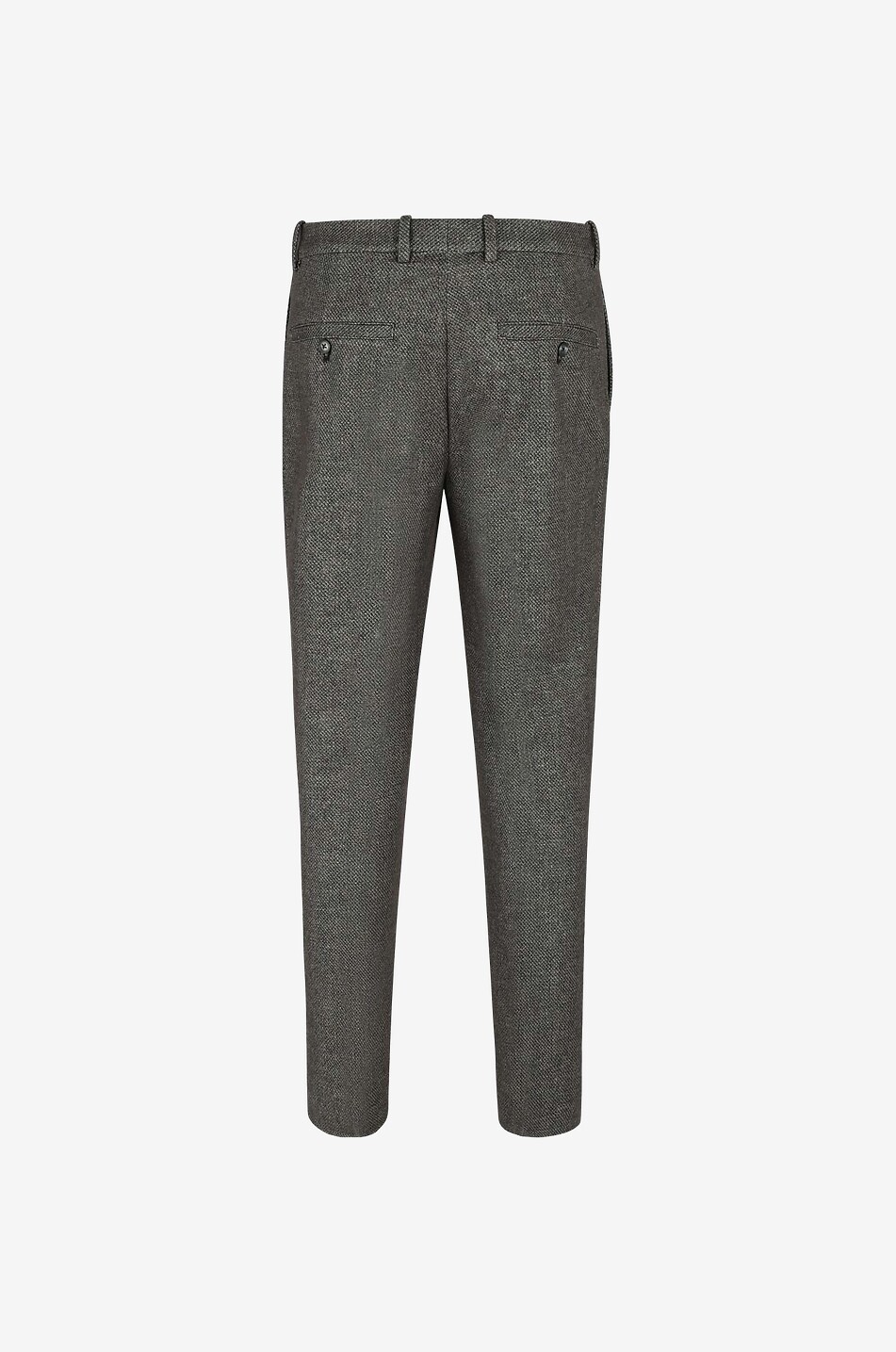CIRCOLO 1901 Pantalon classique en jersey effet tweed Homme VERT FONCÉ 2