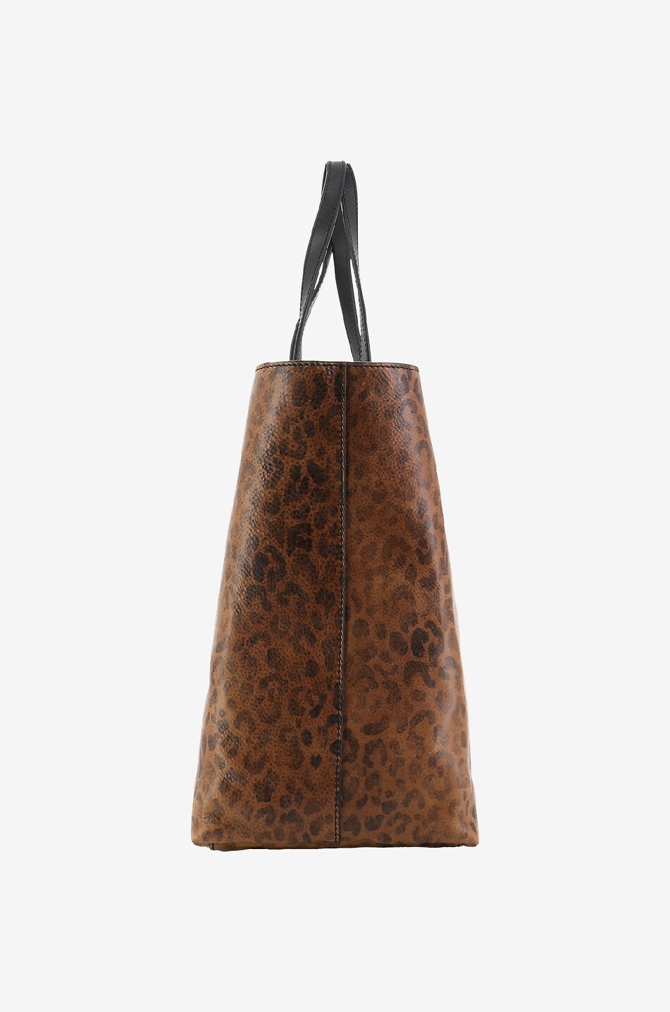 GOLDEN GOOSE Sac cabas en cuir bovin Pasadena Femme MARRON 4