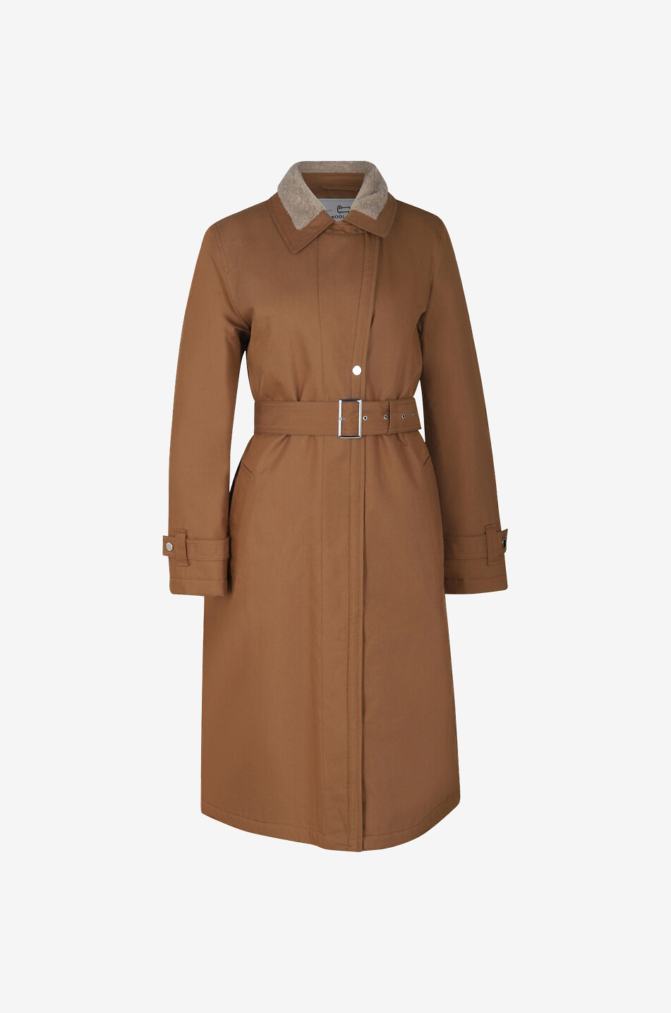 WOOLRICH Latimore cotton coat Women CAMEL 1