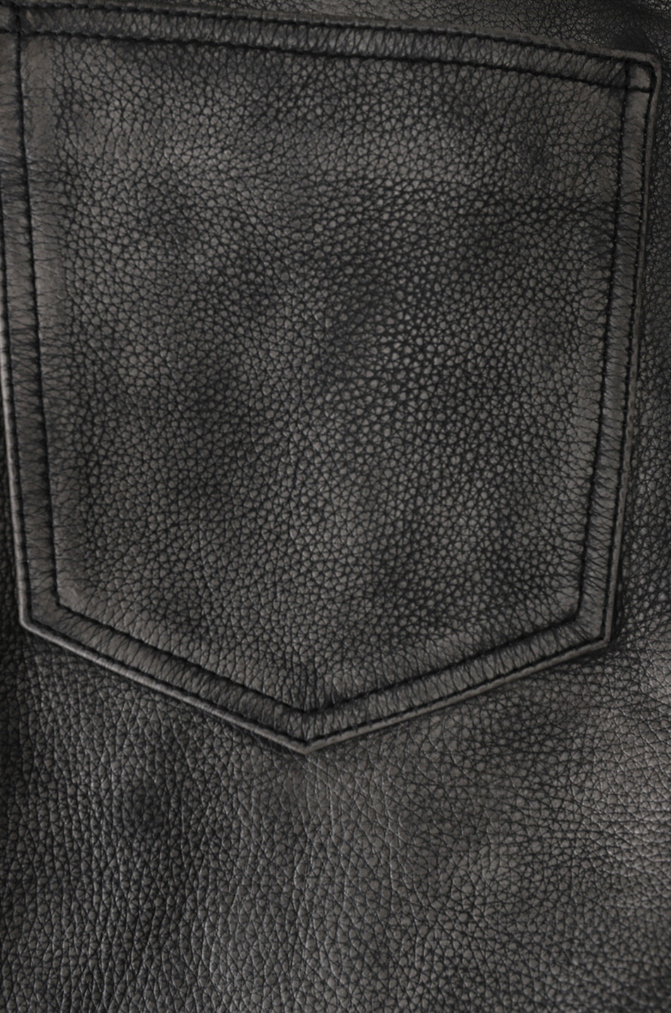 Gerade geschnittene Hose aus Lammleder Washed