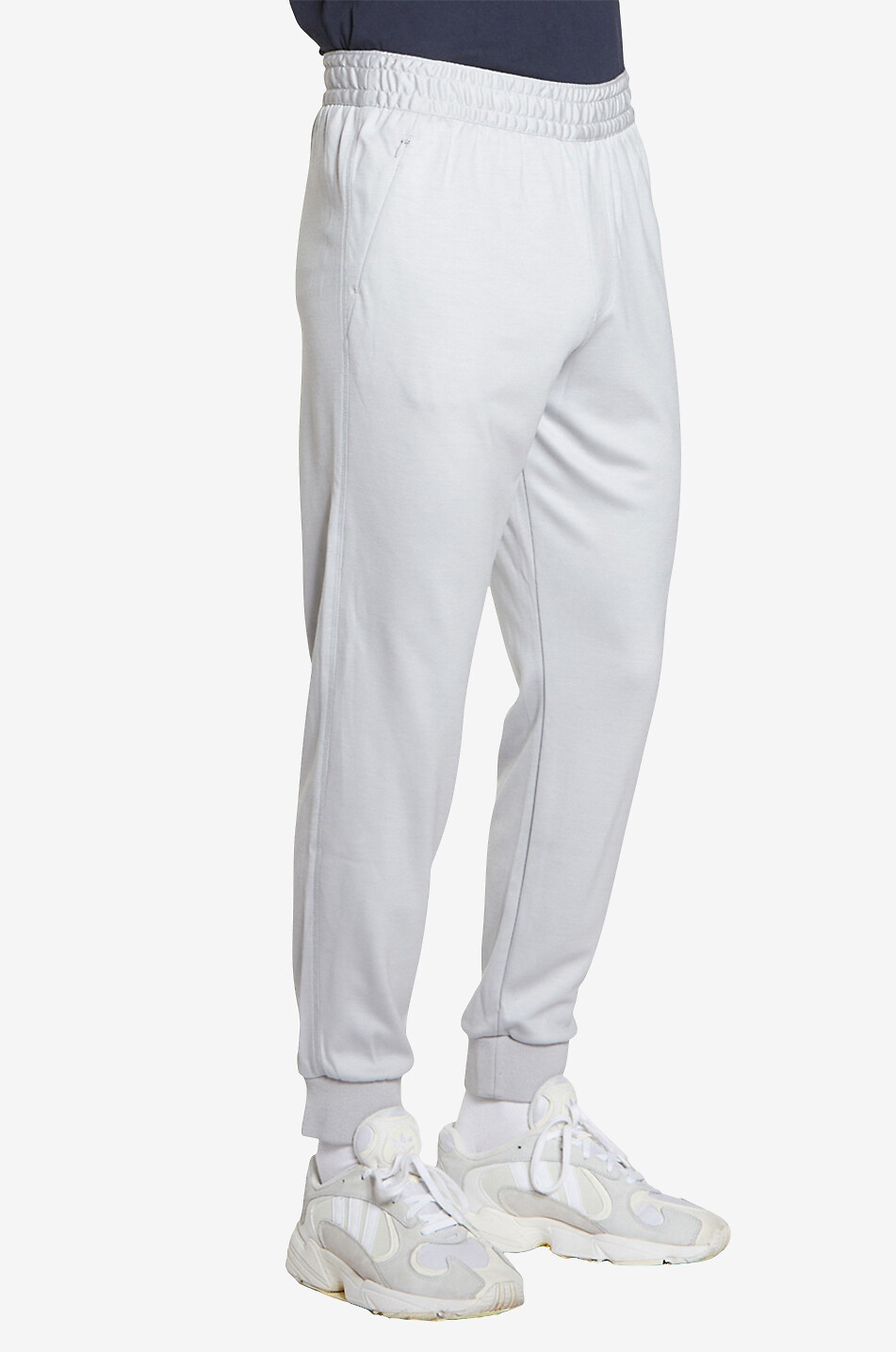 EMYUN Pantalon de jogging en laine mérinos St Moritz Homme GRIS 2