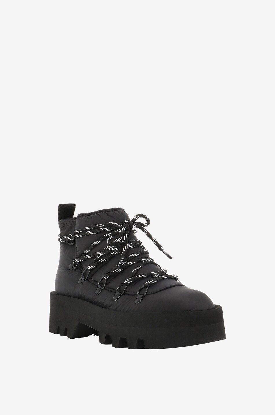 Black hiker platform ankle boot best sale