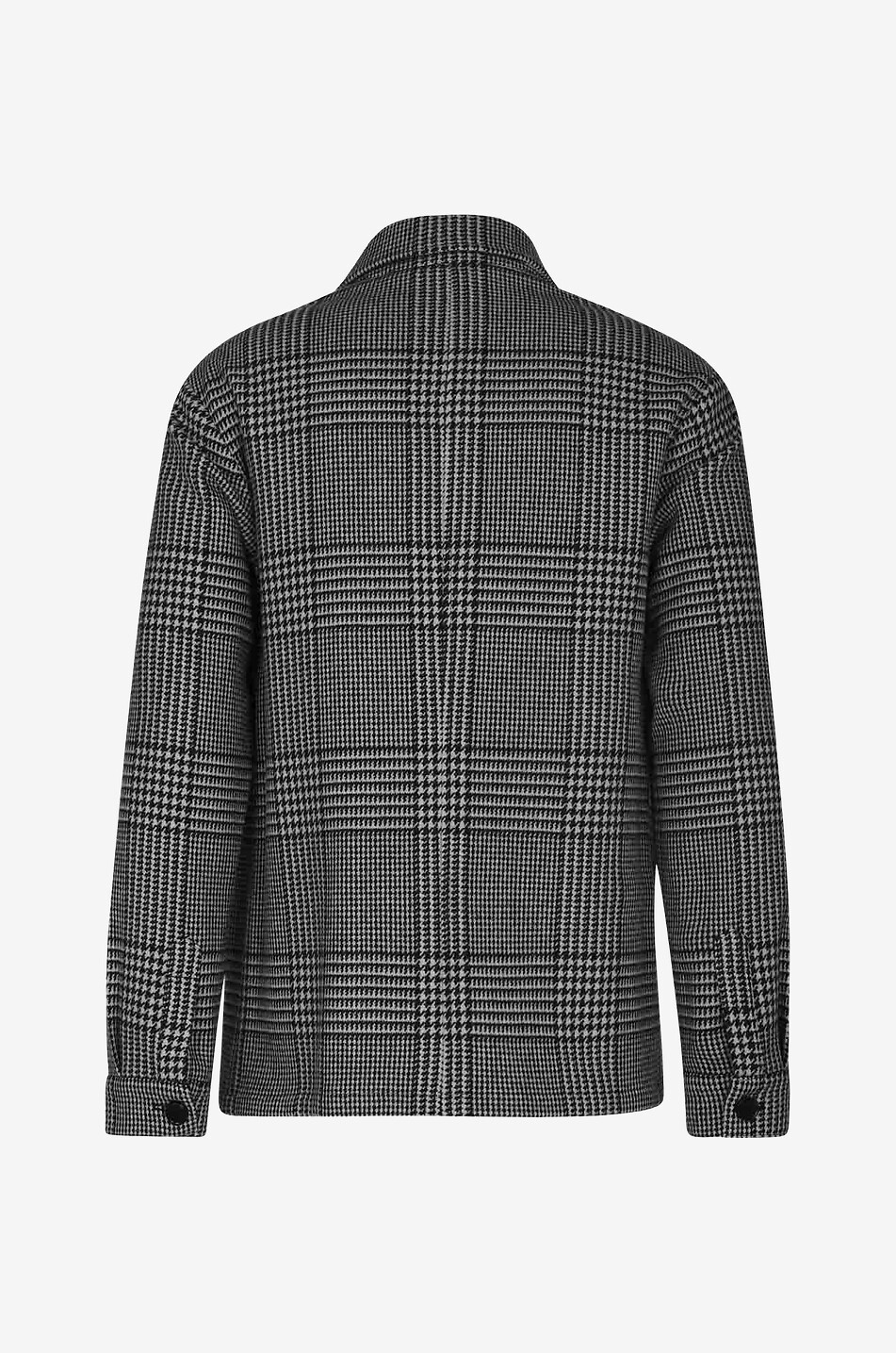 Hemdjacke aus Schurwolle und Kaschmir