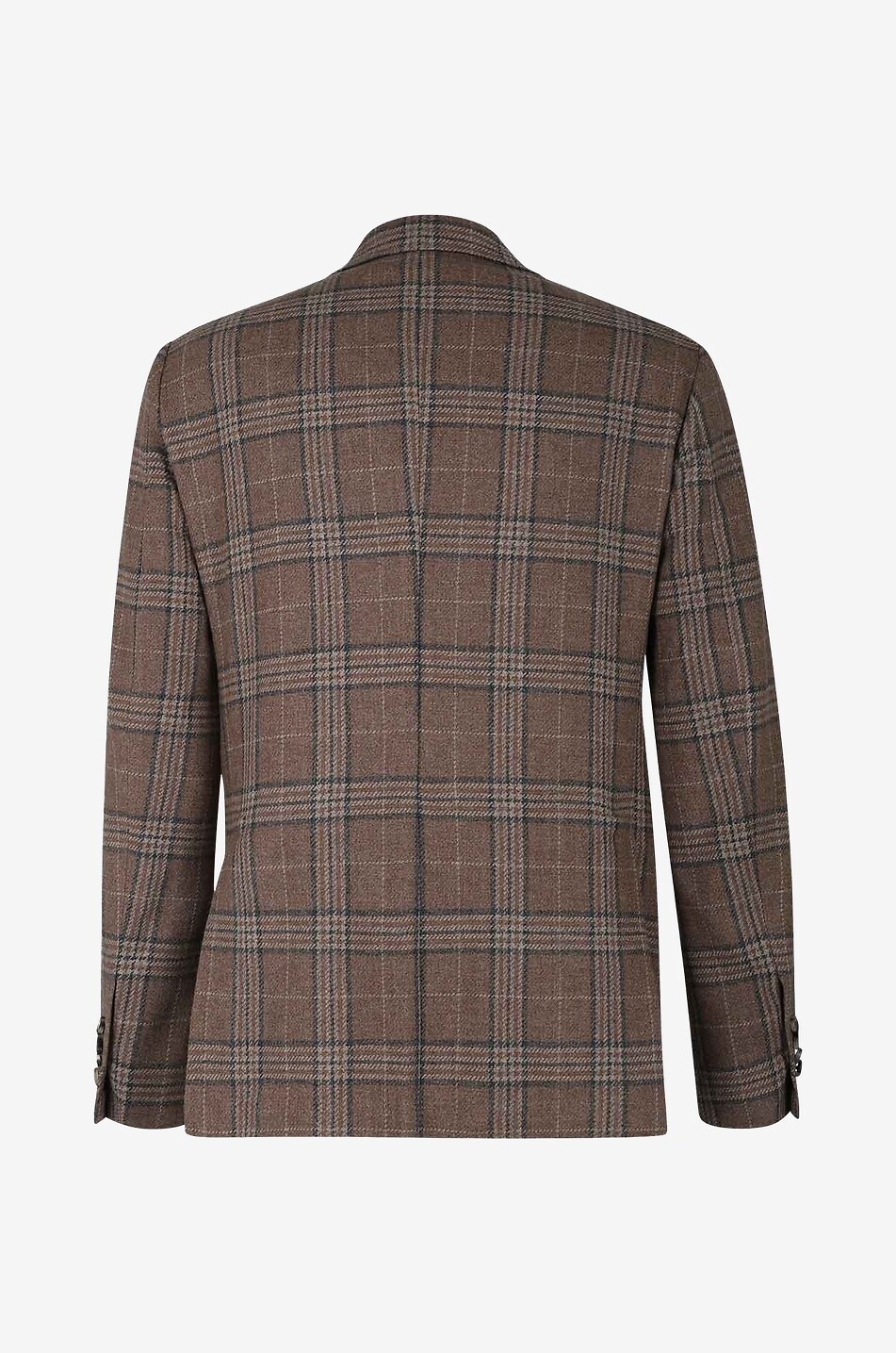 GIAMPAOLO Karierter Blazer aus Wolle Leuca Herren BRAUN 2
