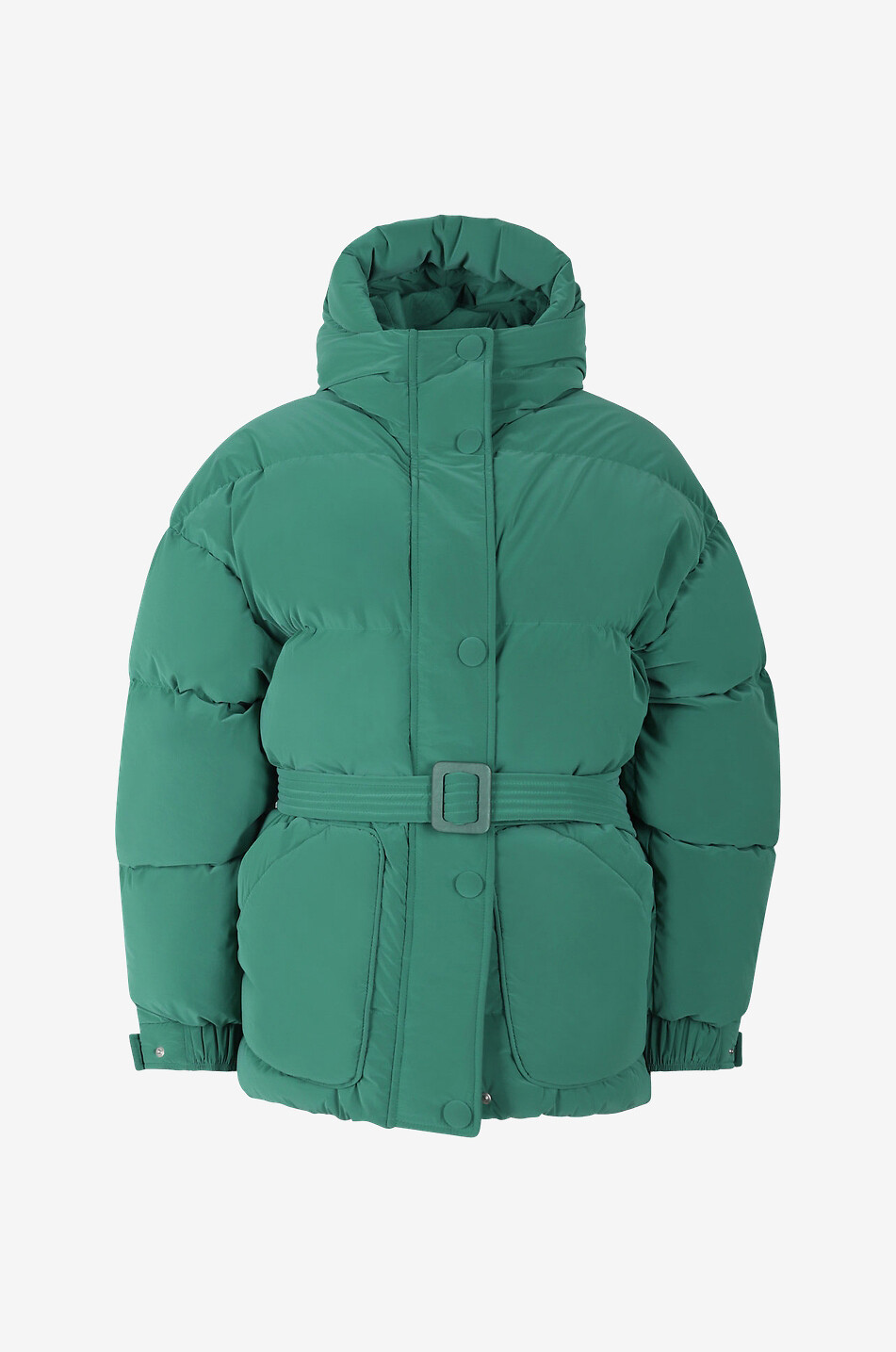 Daunenjacke mit Kapuze und Gürtel Michlin Powder