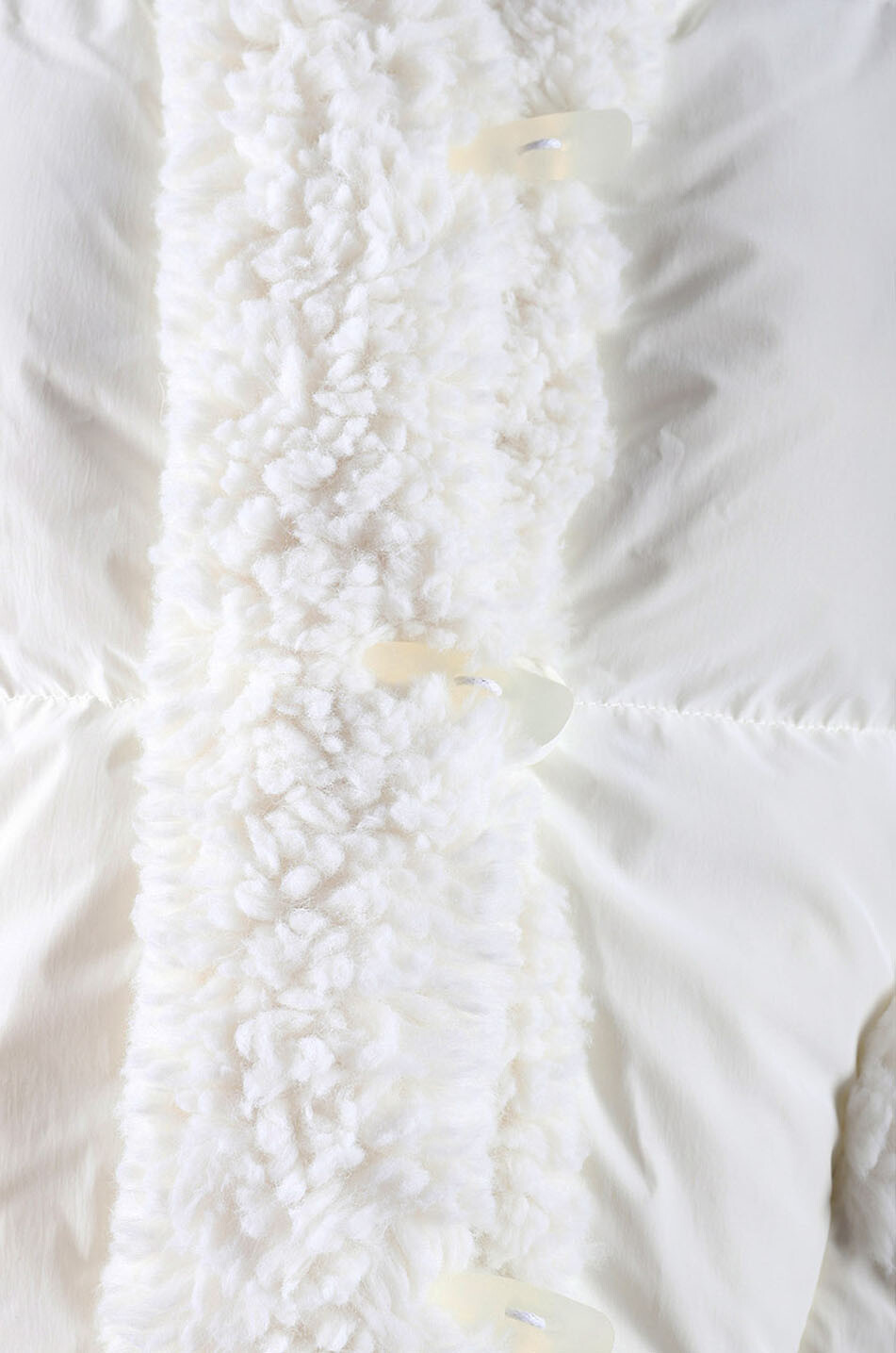 IENKI IENKI Keptar down jacket in nylon and faux fur Women WHITE 3