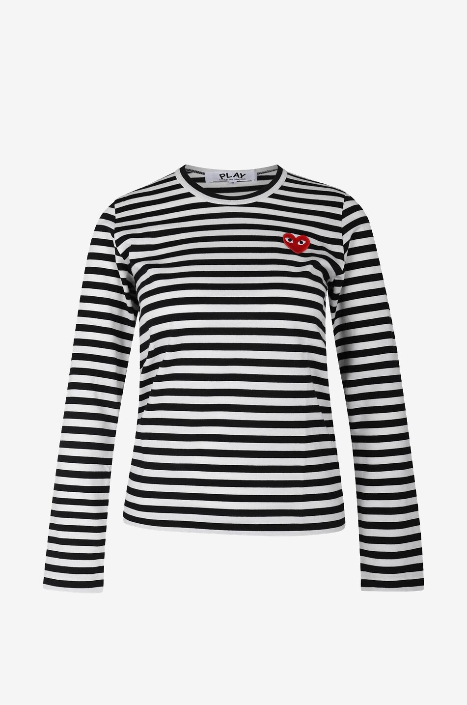 Red Heart striped long sleeved T shirt