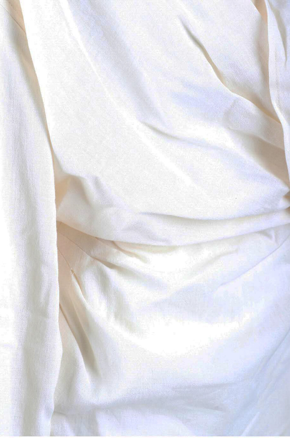 Drapiertes Minikleid aus Baumwolle Agui