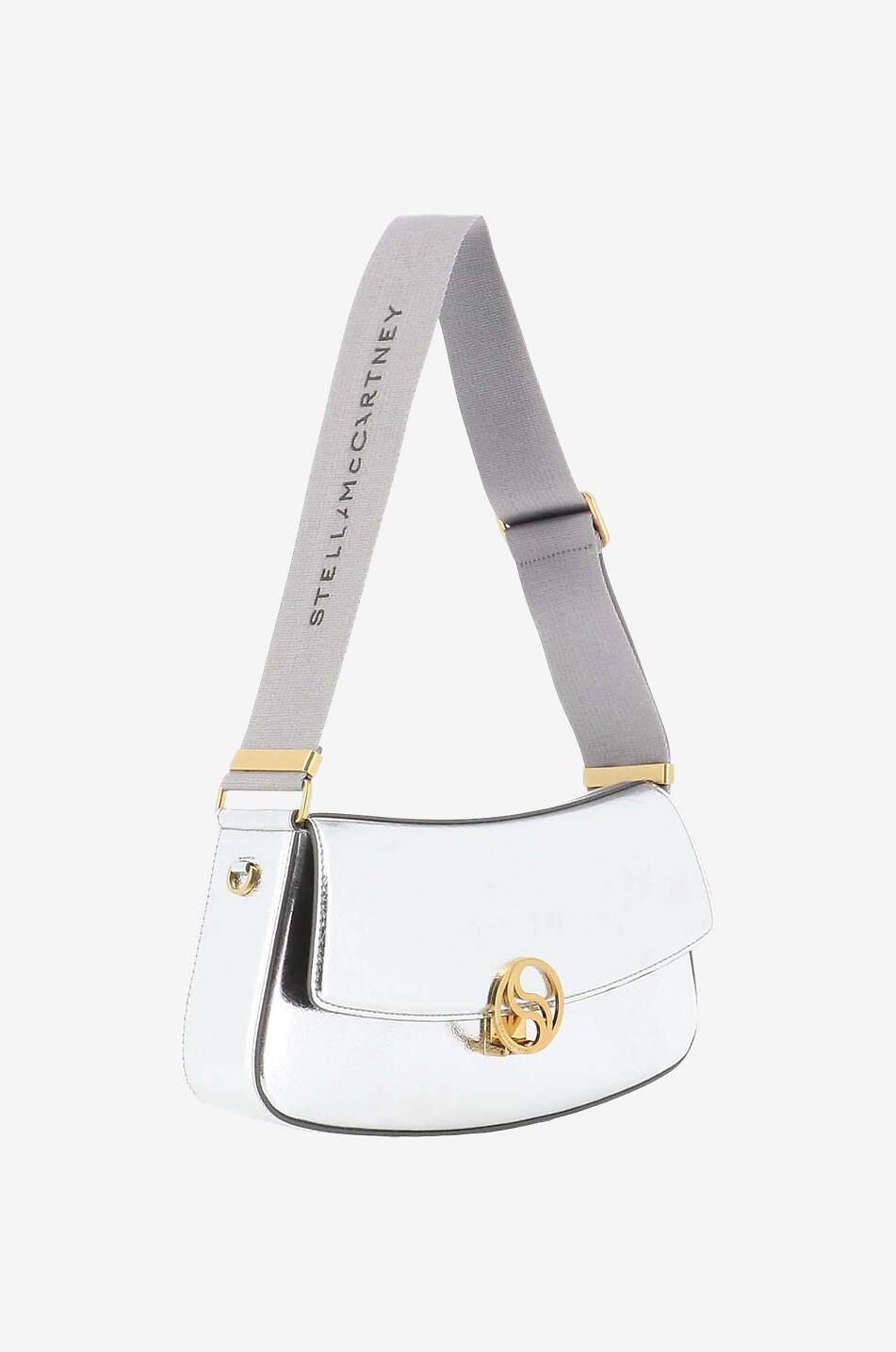 Sac porté épaule en cuir synthétique métallisé S-Wave