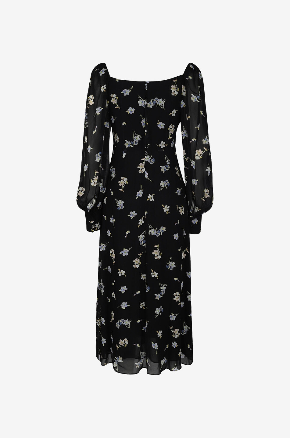Robe midi fleurie Midnight Blossom