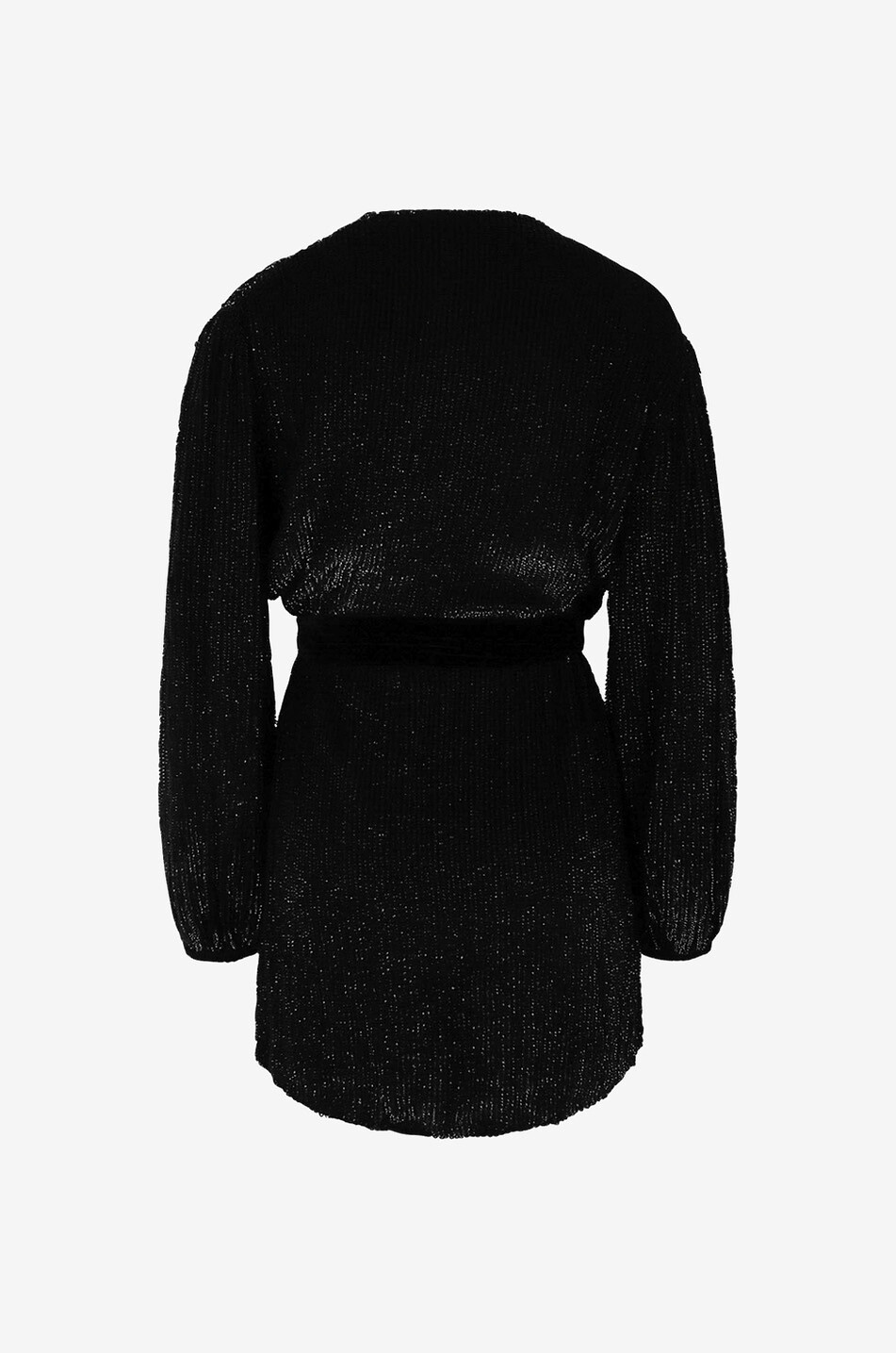 RETROFETE Mini robe portefeuille à sequins Gabrielle Robe Femme NOIR 2