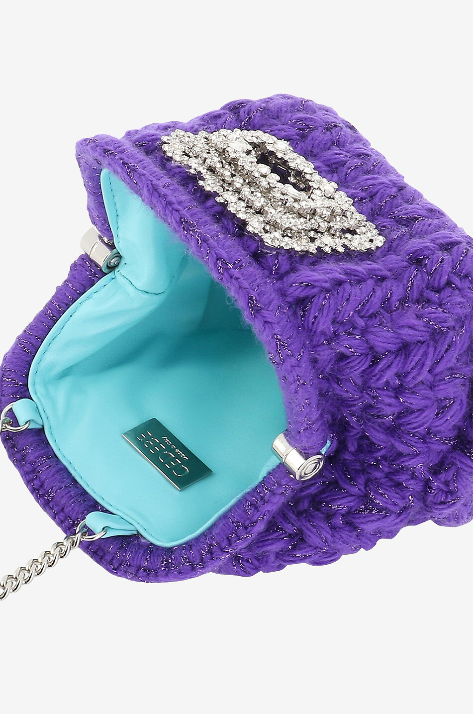 GEDEBE Pochette en maille et lurex Mama Femme VIOLET 5