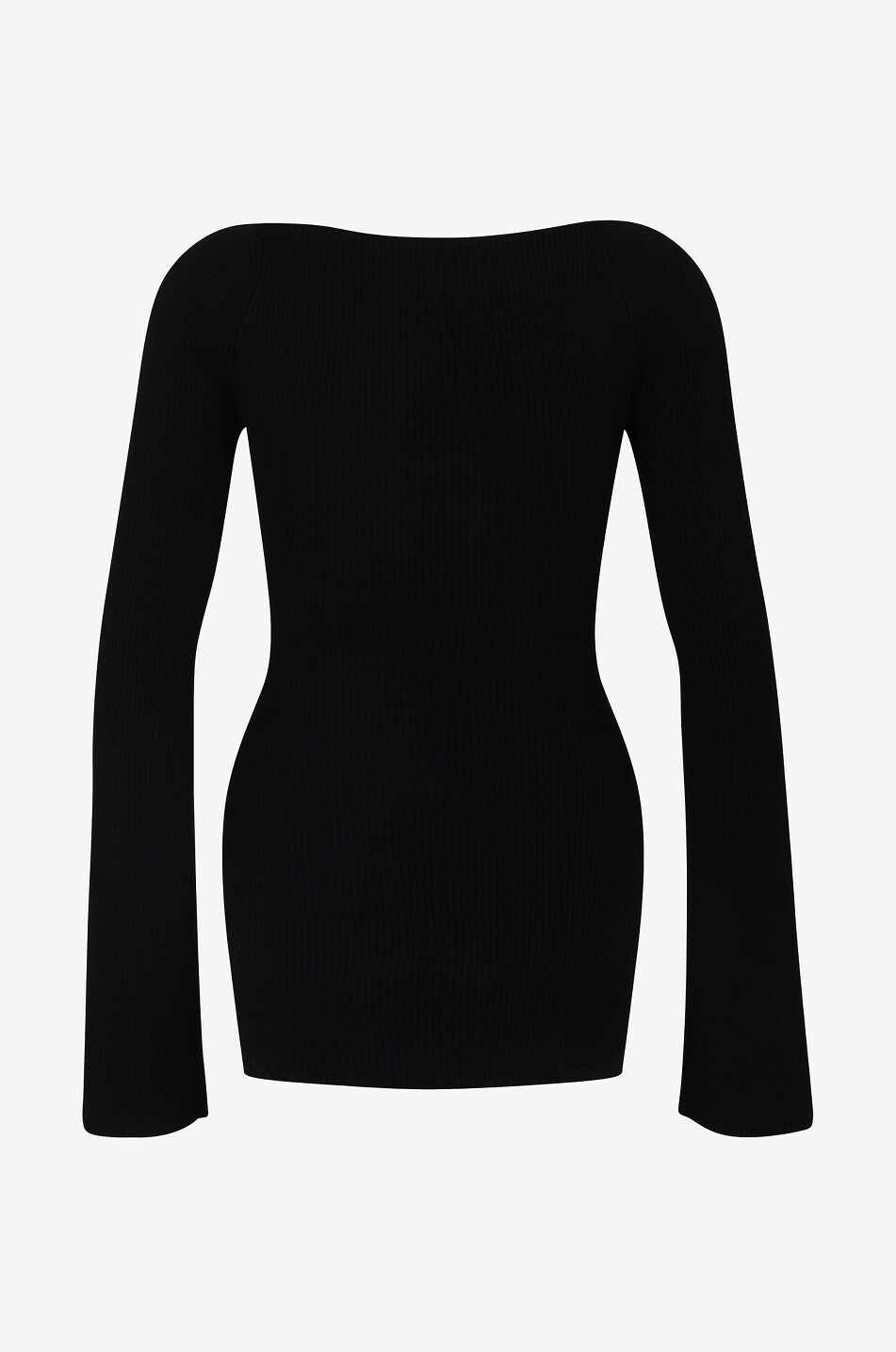 KHAITE Top en maille côtelé moulant The Maddy Femme NOIR 2