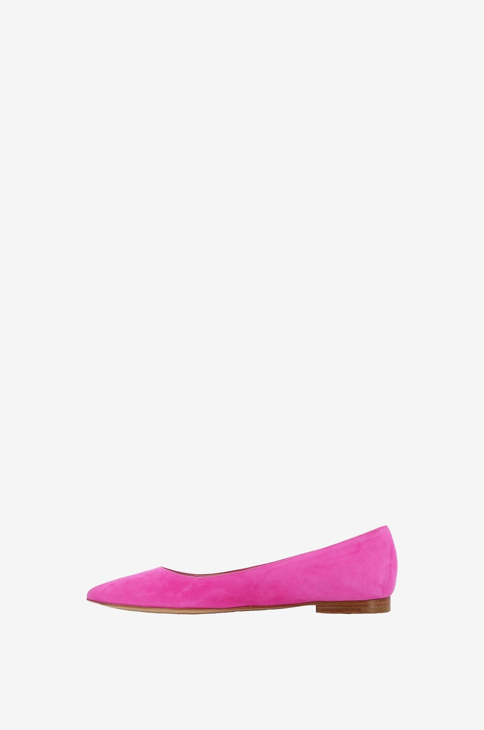 Spitze Ballerinas aus Wildleder Gianvito