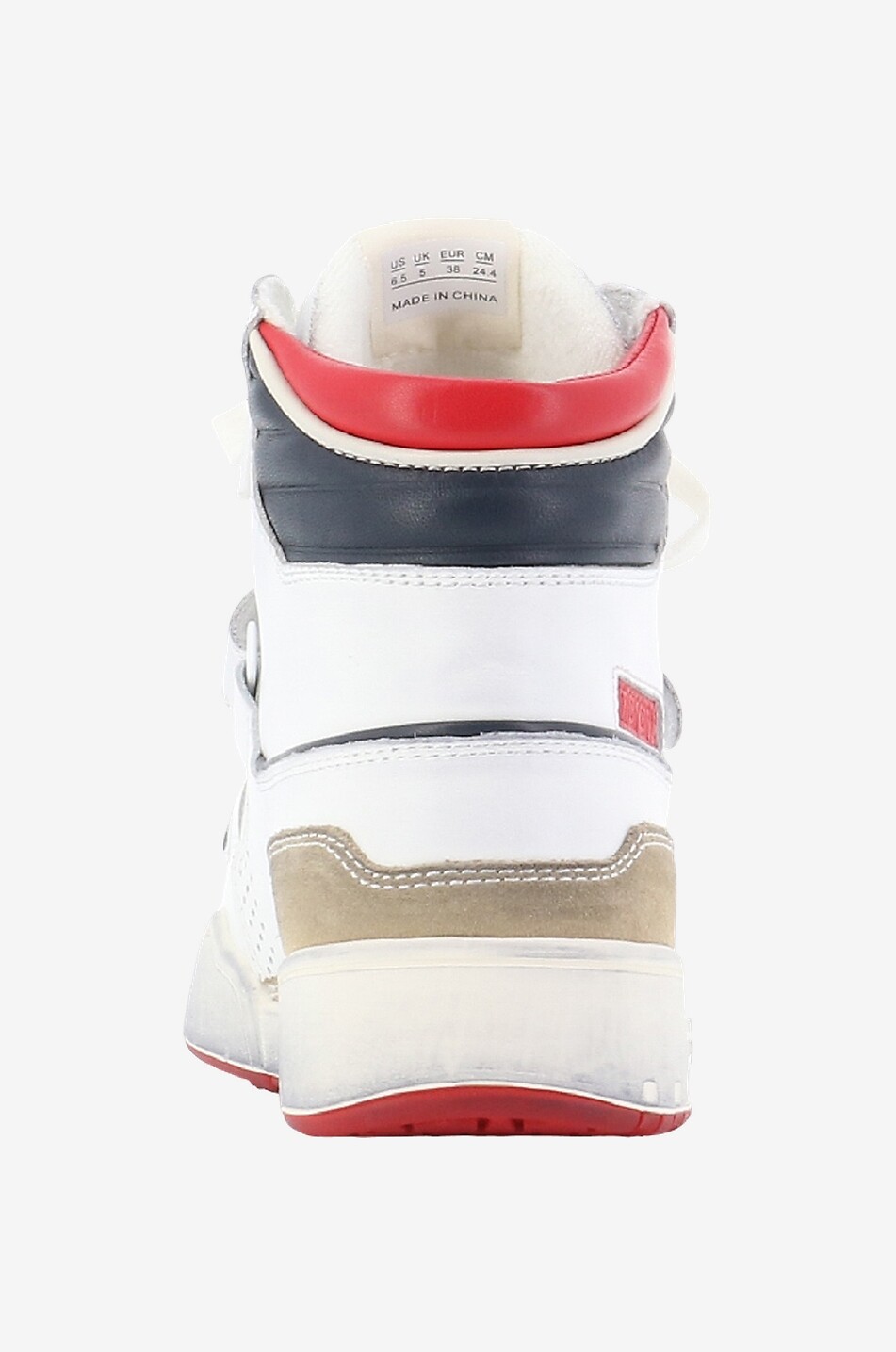 Baskets montantes en cuir et daim Alsee