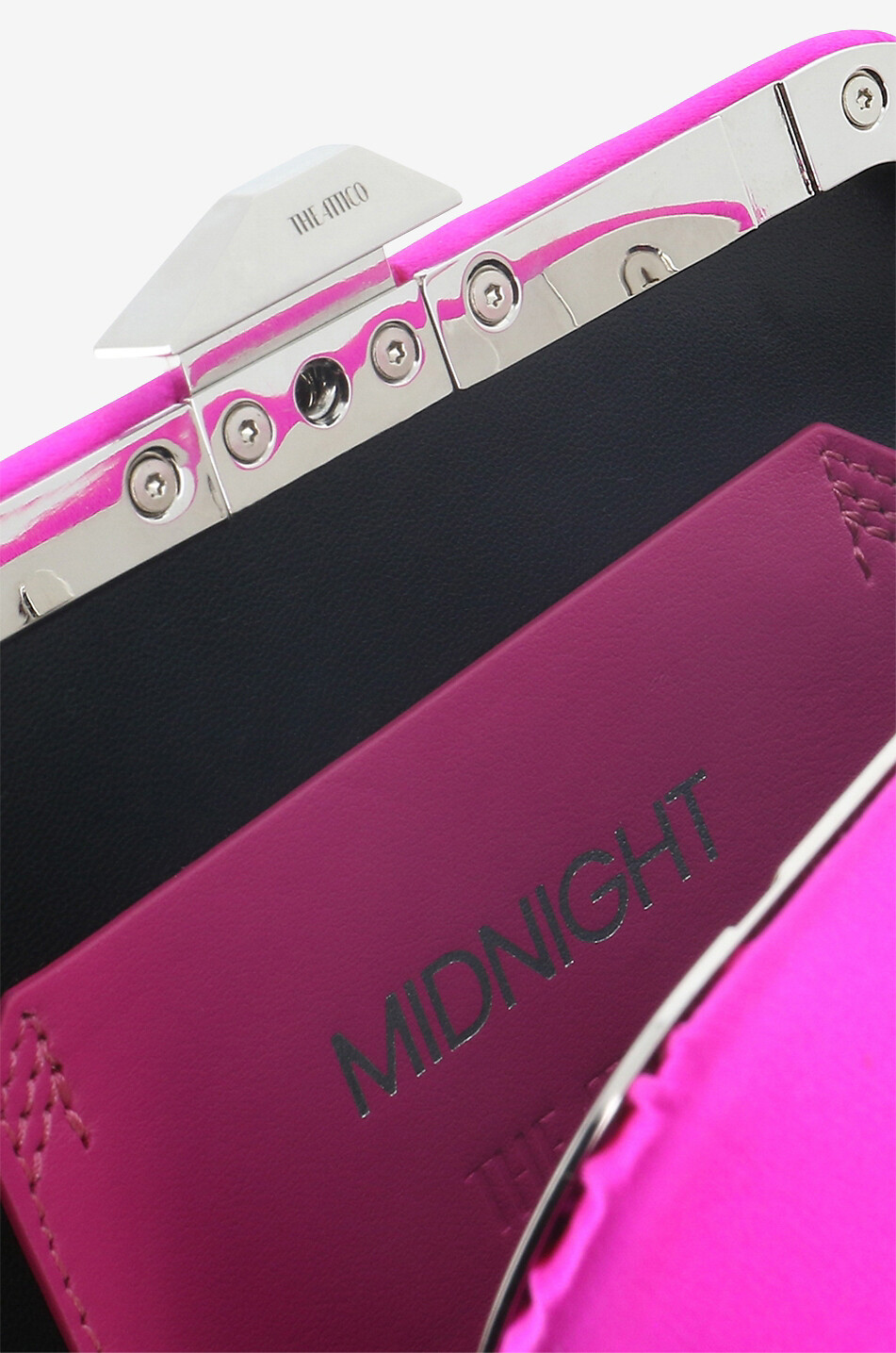 Clutch aus Satin Midnight
