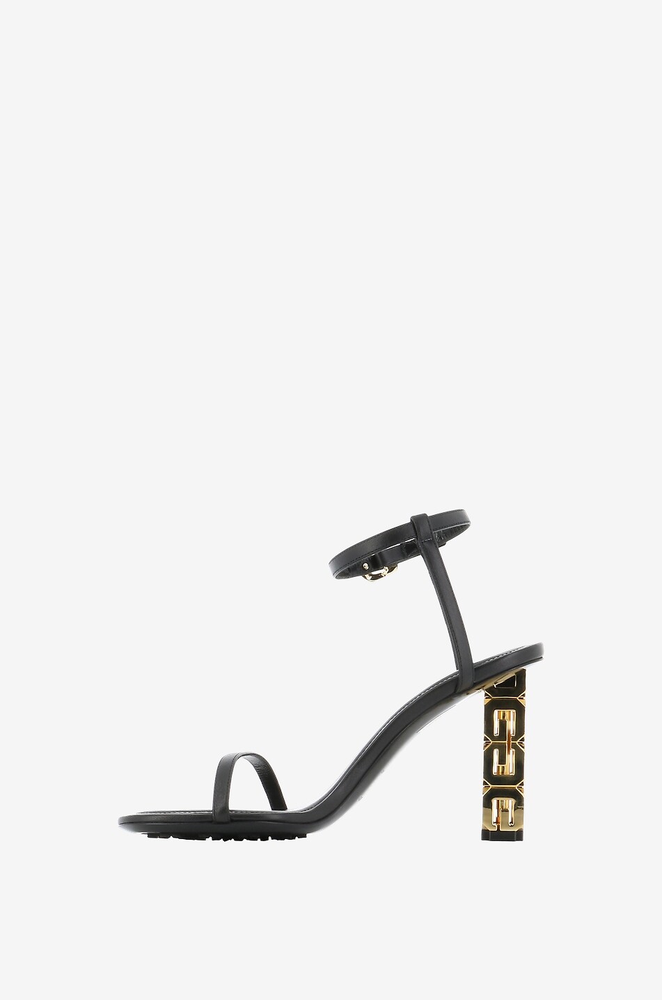 GIVENCHY Absatzsandalen aus Lammleder G Cube 85 Damen SCHWARZ 2