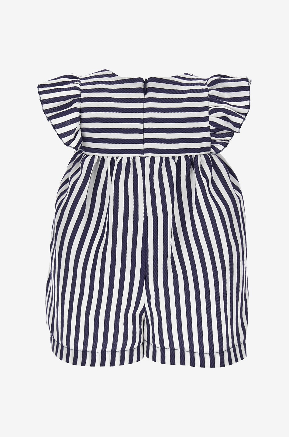 Gestreifter Mädchen-Kurzoverall
