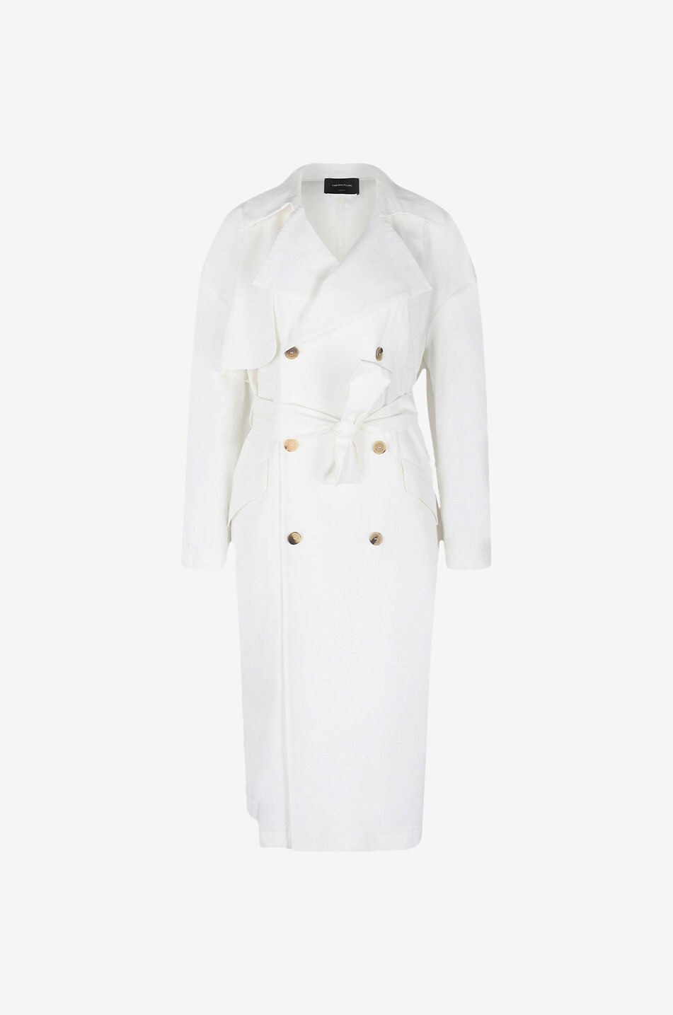 Leichter Oversize-Trenchcoat aus Baumwollsegeltuch