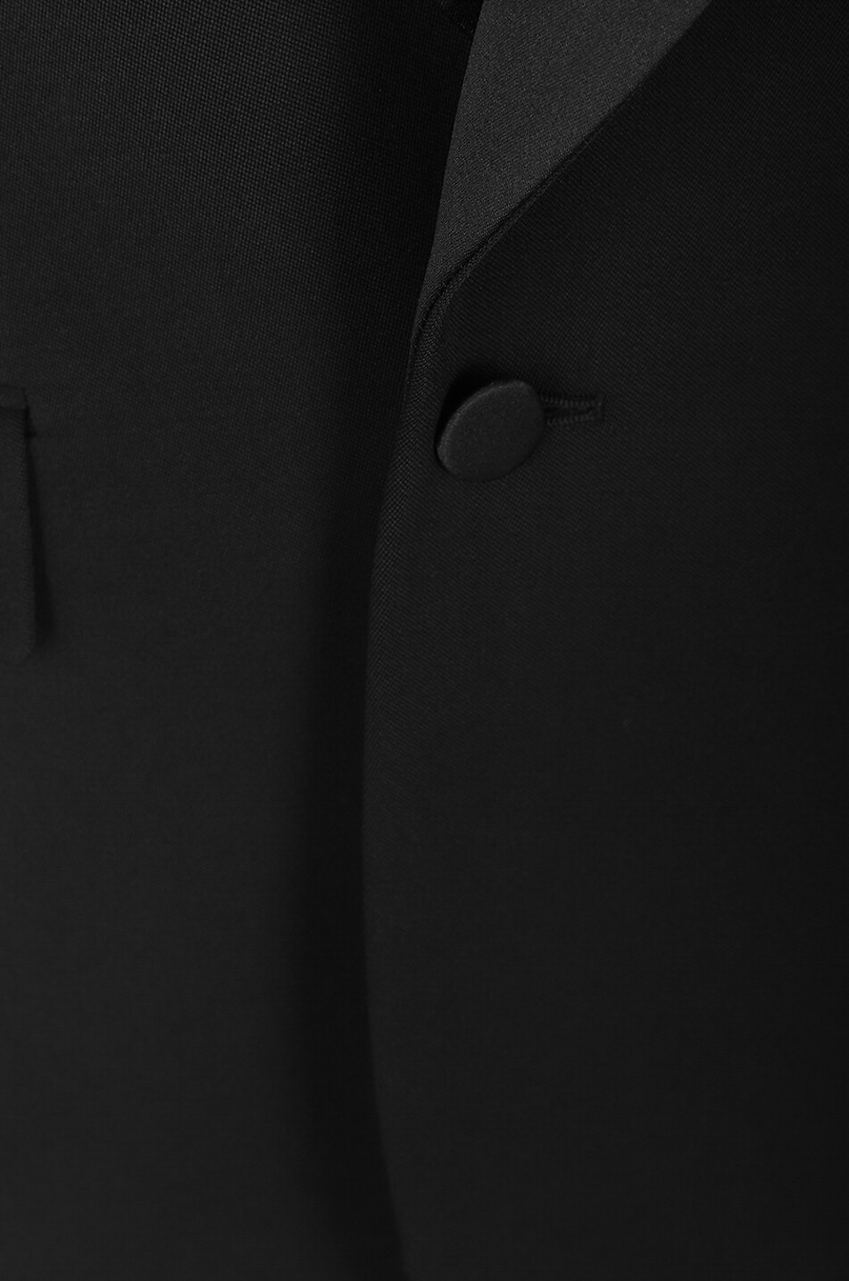 SAINT LAURENT PARIS Smoking-Jacke aus Wolle und Seide Damen SCHWARZ 3