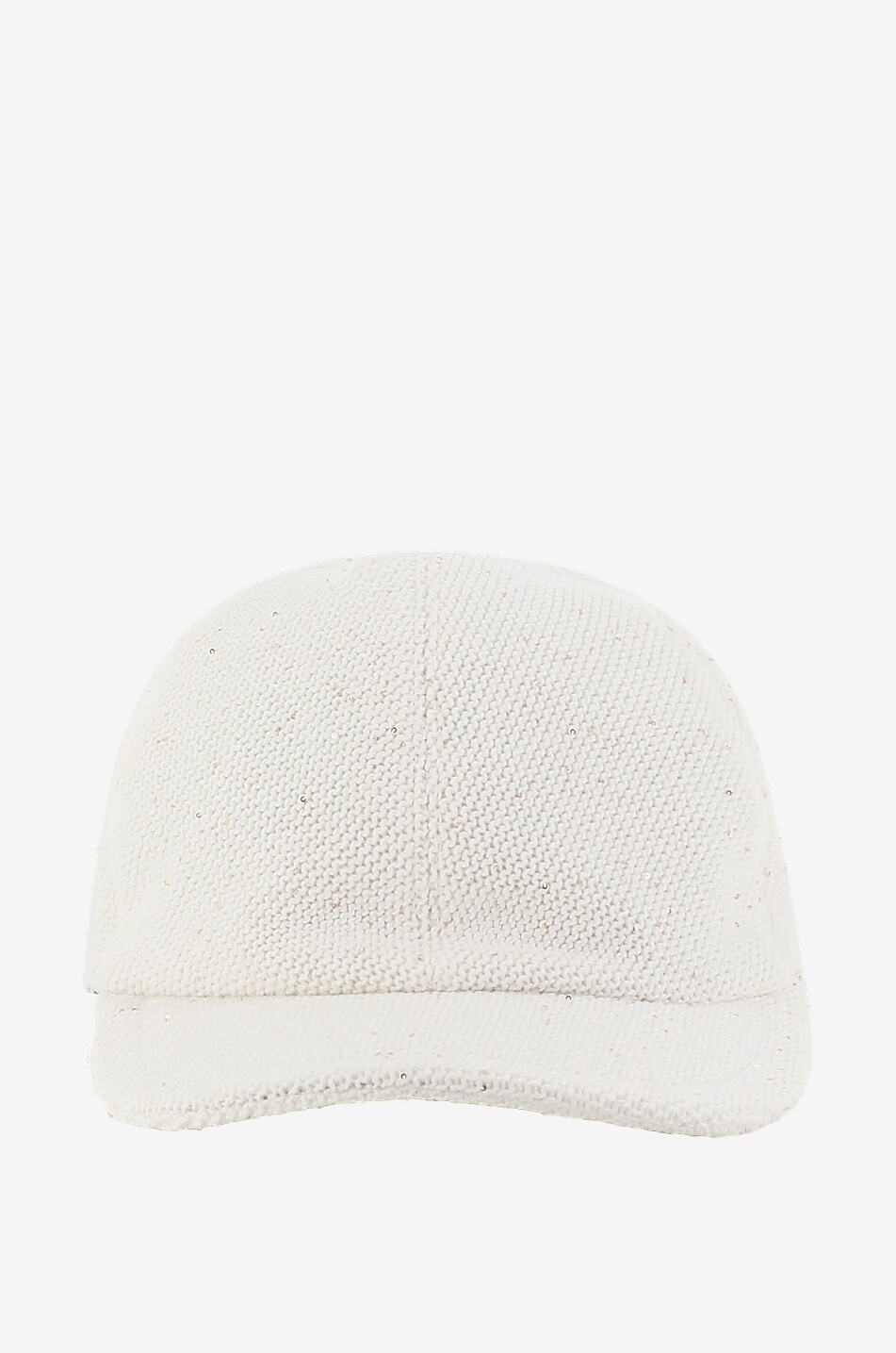 Sequined knit baseball cap
