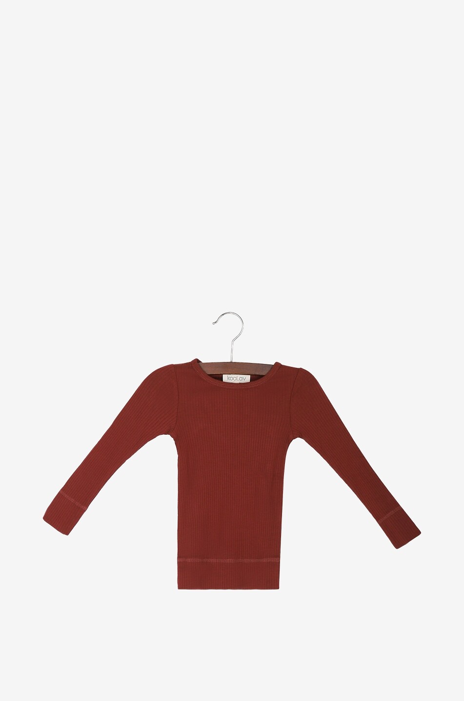 Long-sleeved children's modal T-shirt
