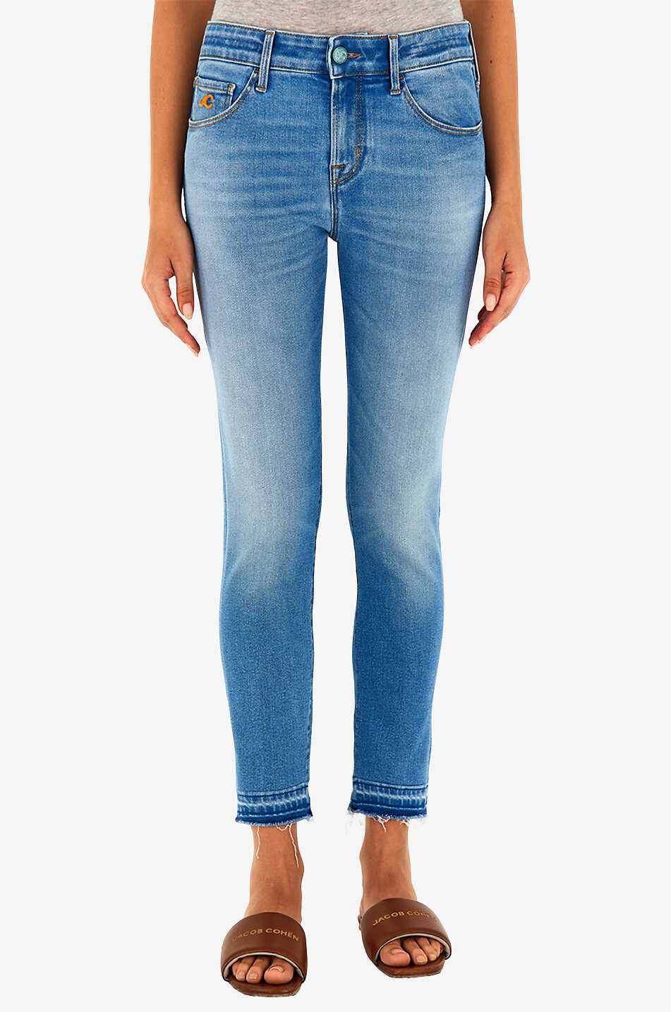 Skinny-Fit Jeans aus Baumwolle Kimberley