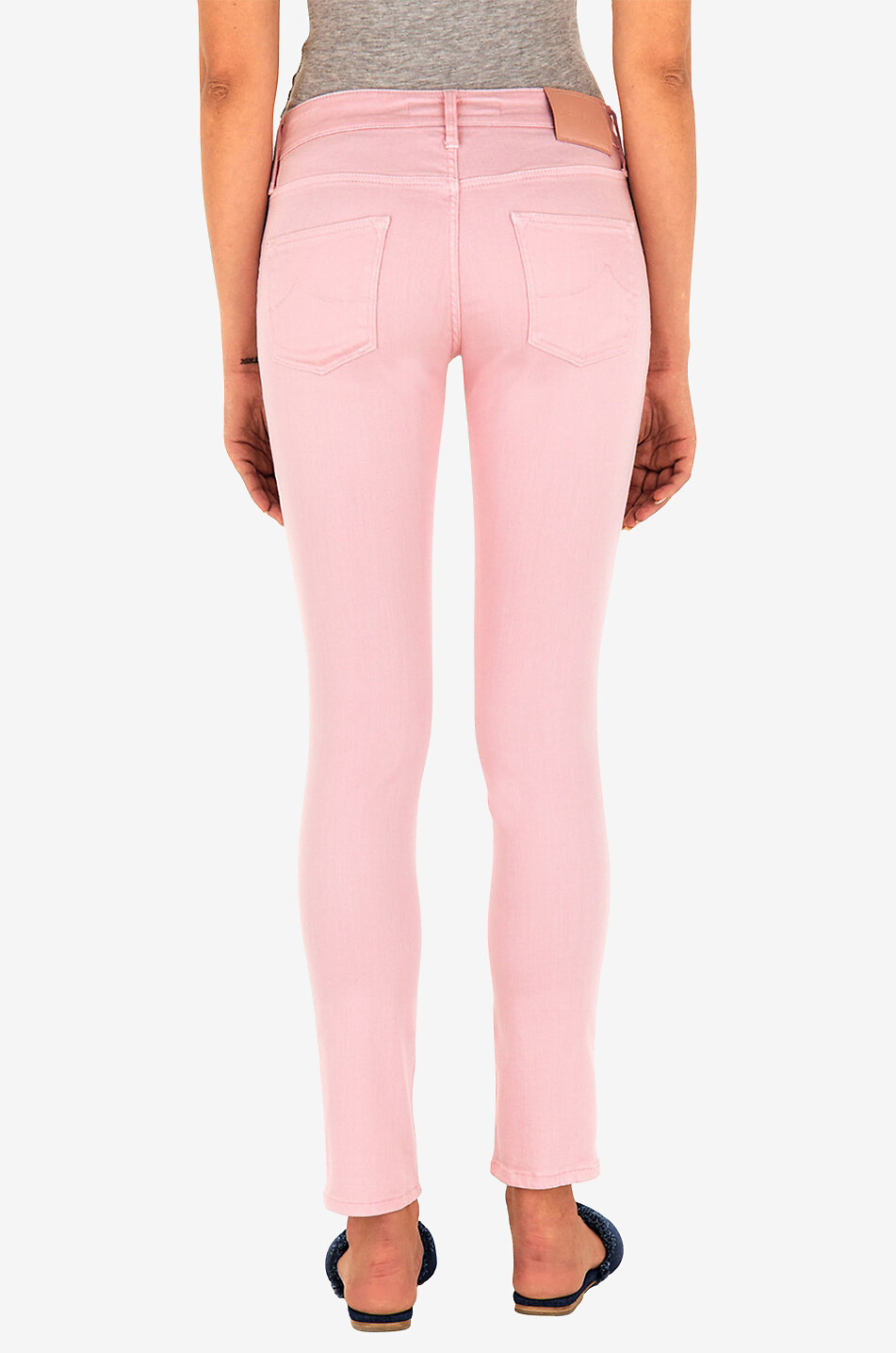 Jean skinny en coton mélangé Kim
