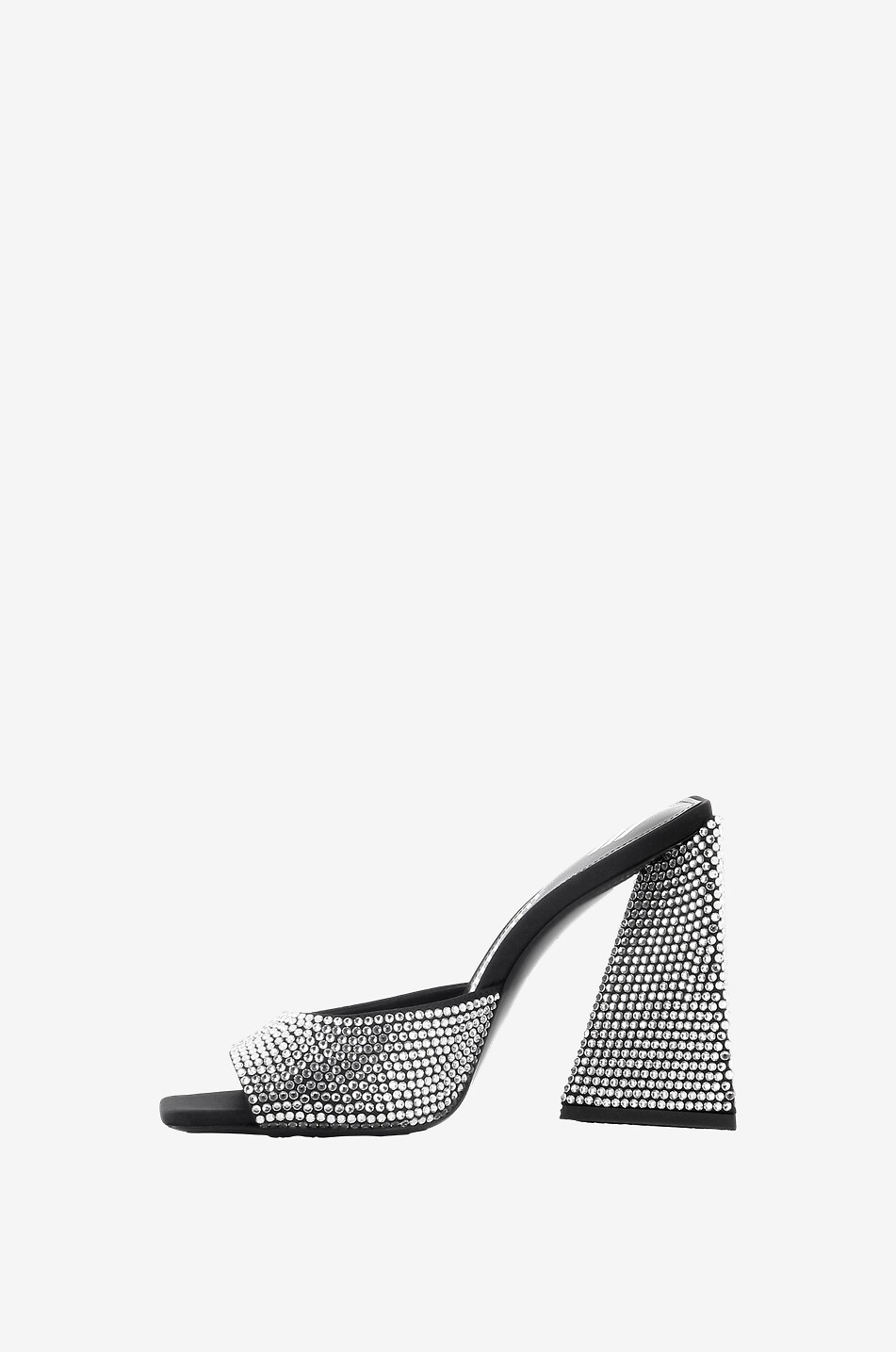 Mules en satin et cristaux Devon 115