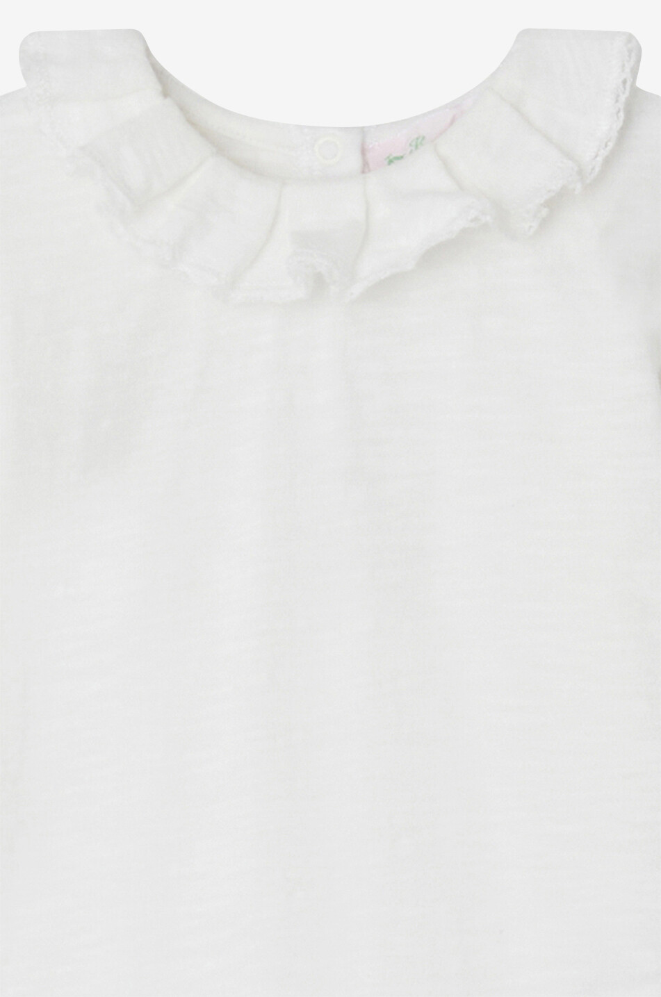 BONPOINT Billa organic cotton long-sleeved baby T-shirt Baby EGGSHELL 3