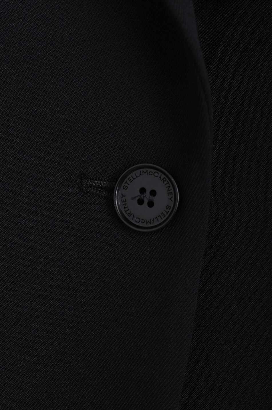 STELLA McCARTNEY Blazer en sergé à boutonnage simple Femme NOIR 3