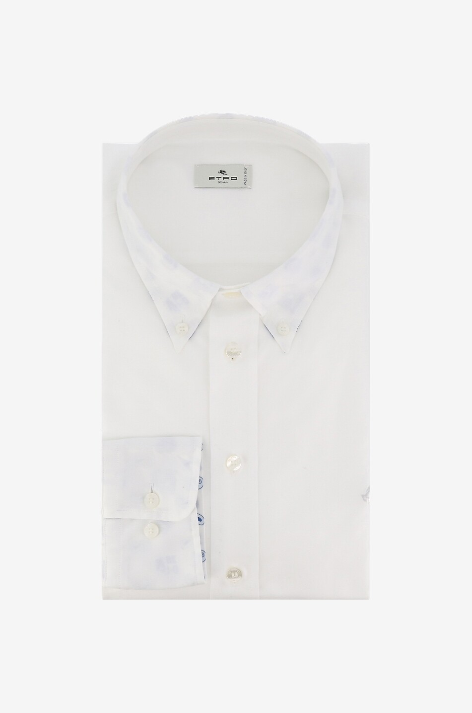 Paisley detail adorned oxfort shirt