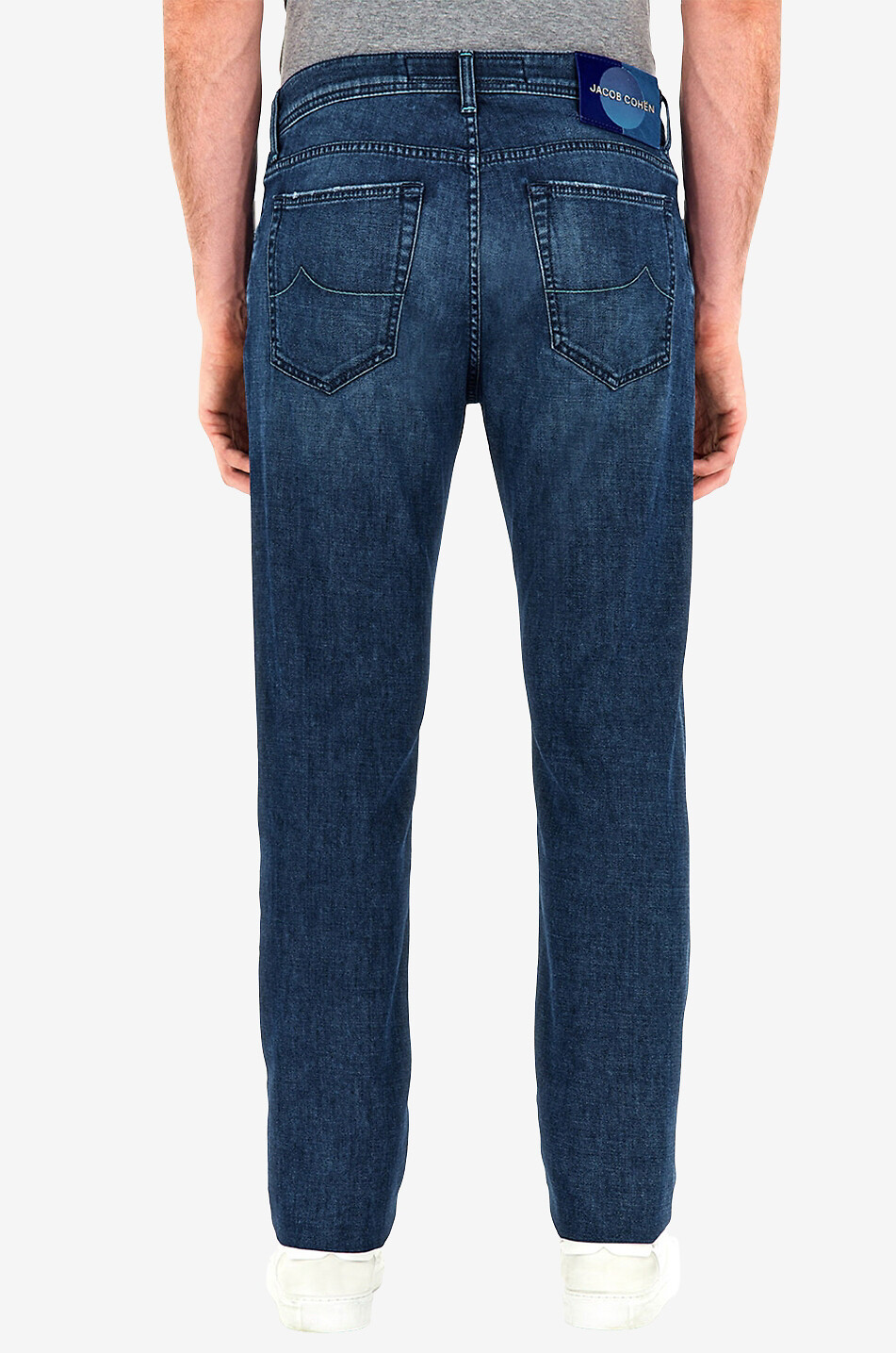 JACOB COHEN Jean droit en coton Bard Homme BLEU MOYEN 4