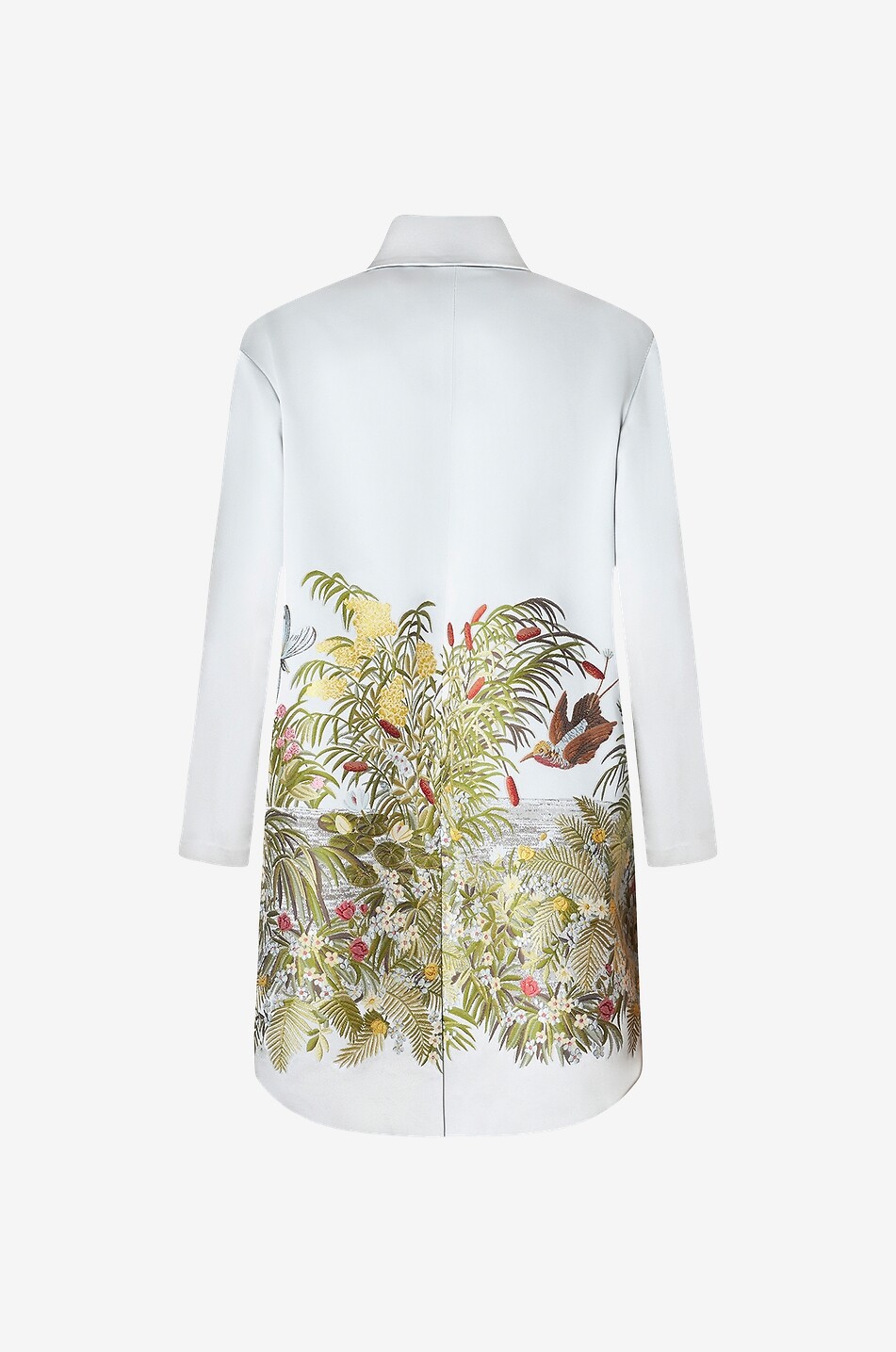 ETRO Dreiviertelmantel aus Jacquard mit Landschaft Damen BLAU 2