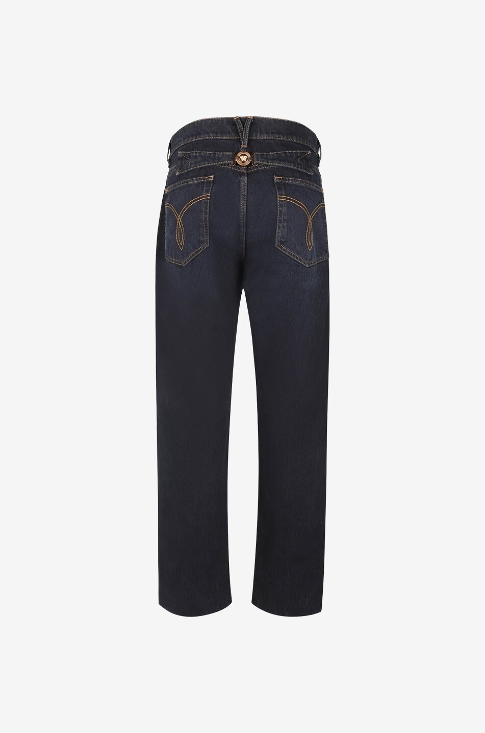 Dunkle gerade Jeans Medusa Biggy