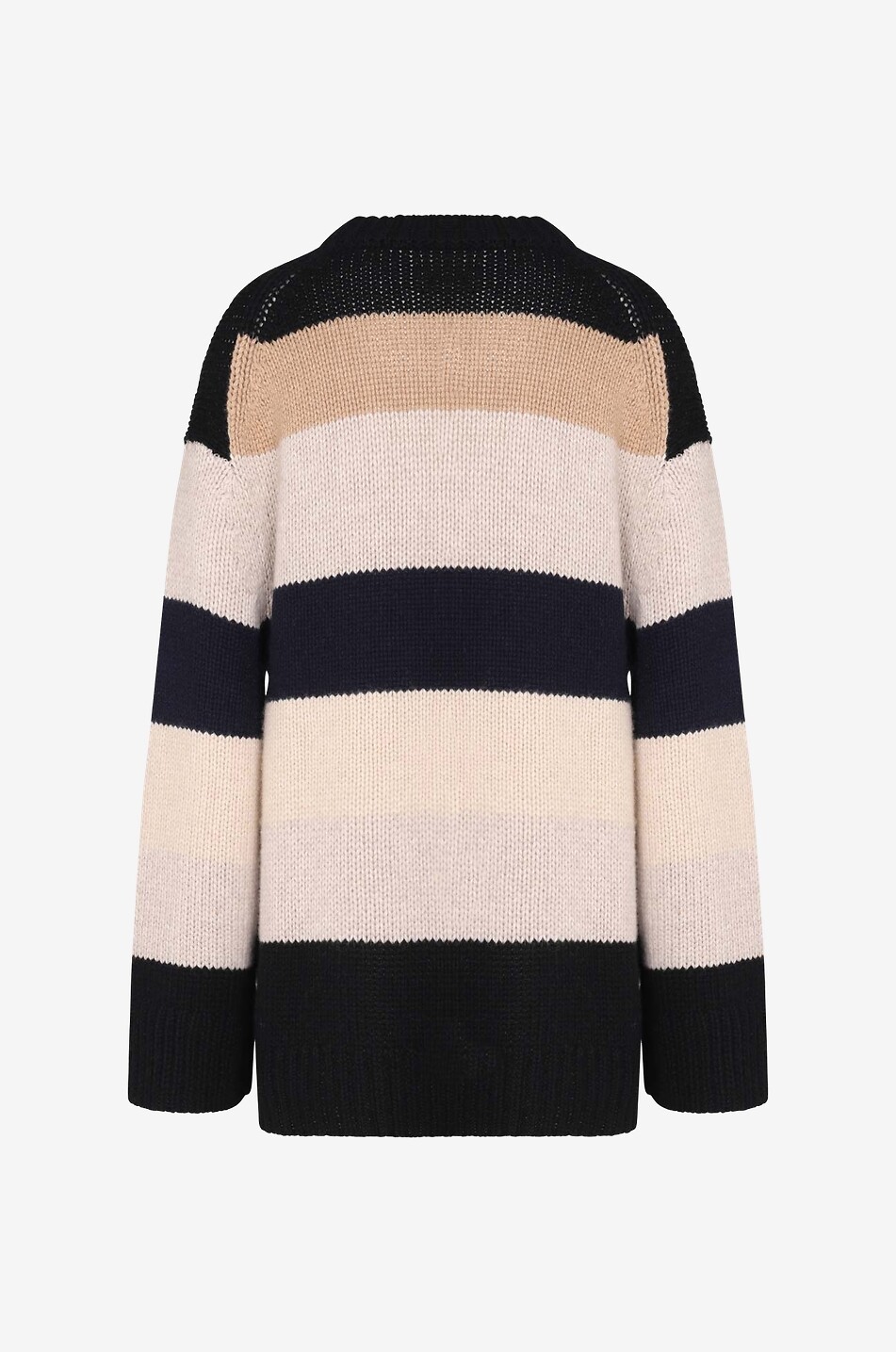 KHAITE Jade striped oversize cashmere jumper Women MULTI COLOURED 2