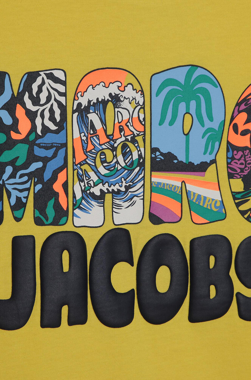 THE MARC JACOBS T-shirt manches courtes en coton garçon Surfer Logo Garçon JAUNE 3