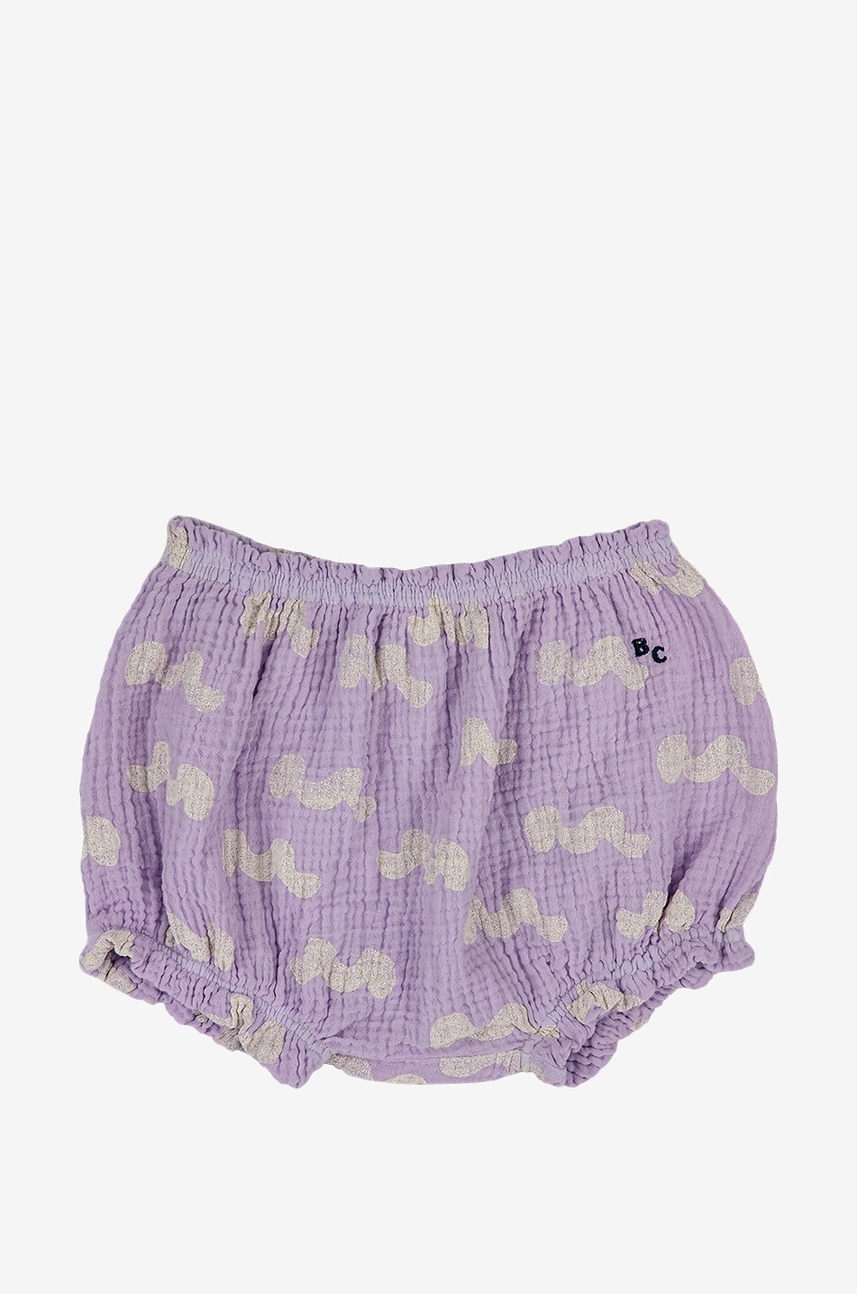 BOBO CHOSES Waves printed organic cotton baby bloomers Baby PURPLE 1