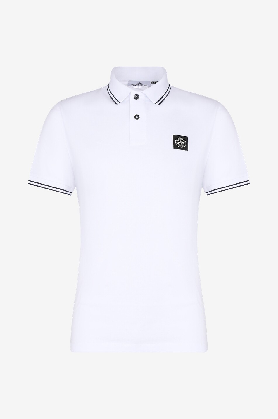 Slim-Fit-Polohemd aus Baumwollpiqué Compass