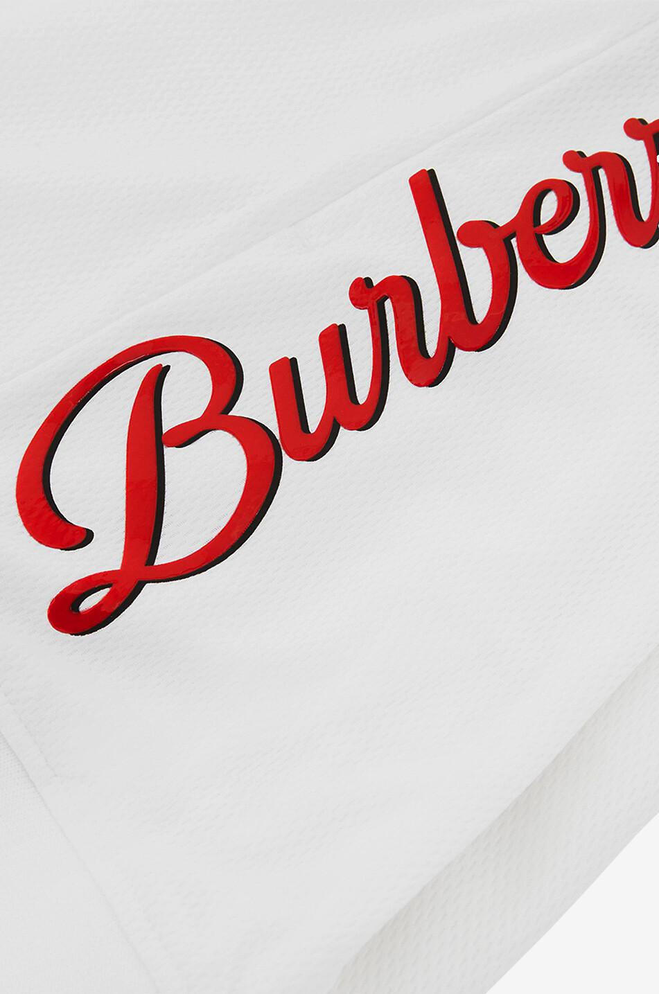 BURBERRY Short garçon en mesh motif logo Varsity Kenny Garçon BLANC 3