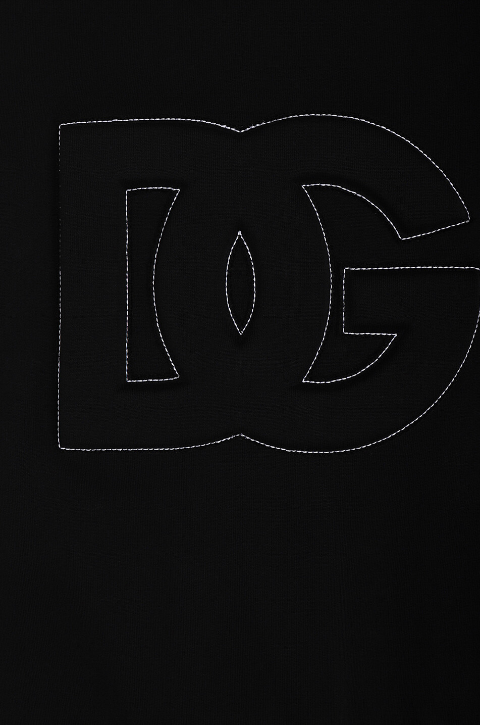 DOLCE & GABBANA Kapuzensweatshirt mit DG-Relief Herren SCHWARZ 3