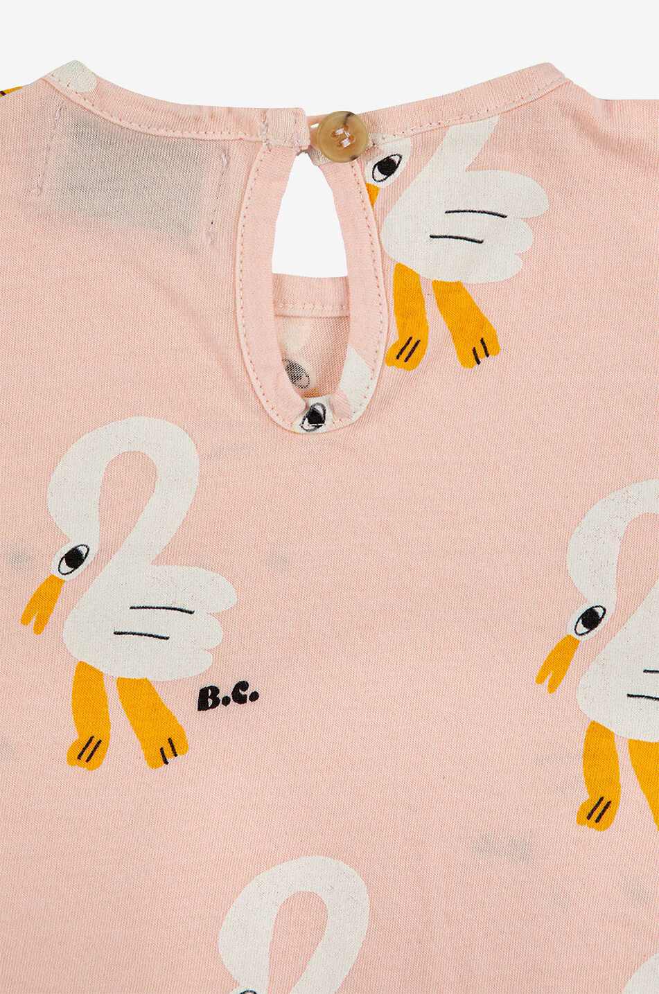 BOBO CHOSES T-shirt bébé à volants Pelican Allover Bébé ROSE 3