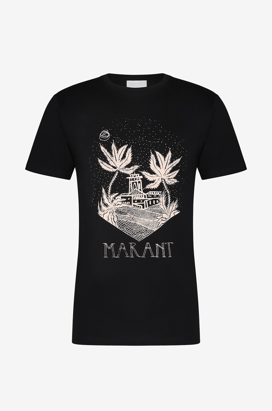 Zafferh landscape printed T-shirt