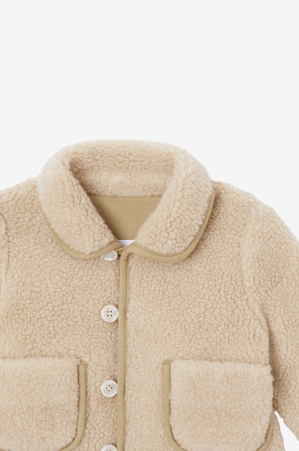 BURBERRY Baby-Plüschjacke Connie Thomas Bear Unisex BEIGE 4